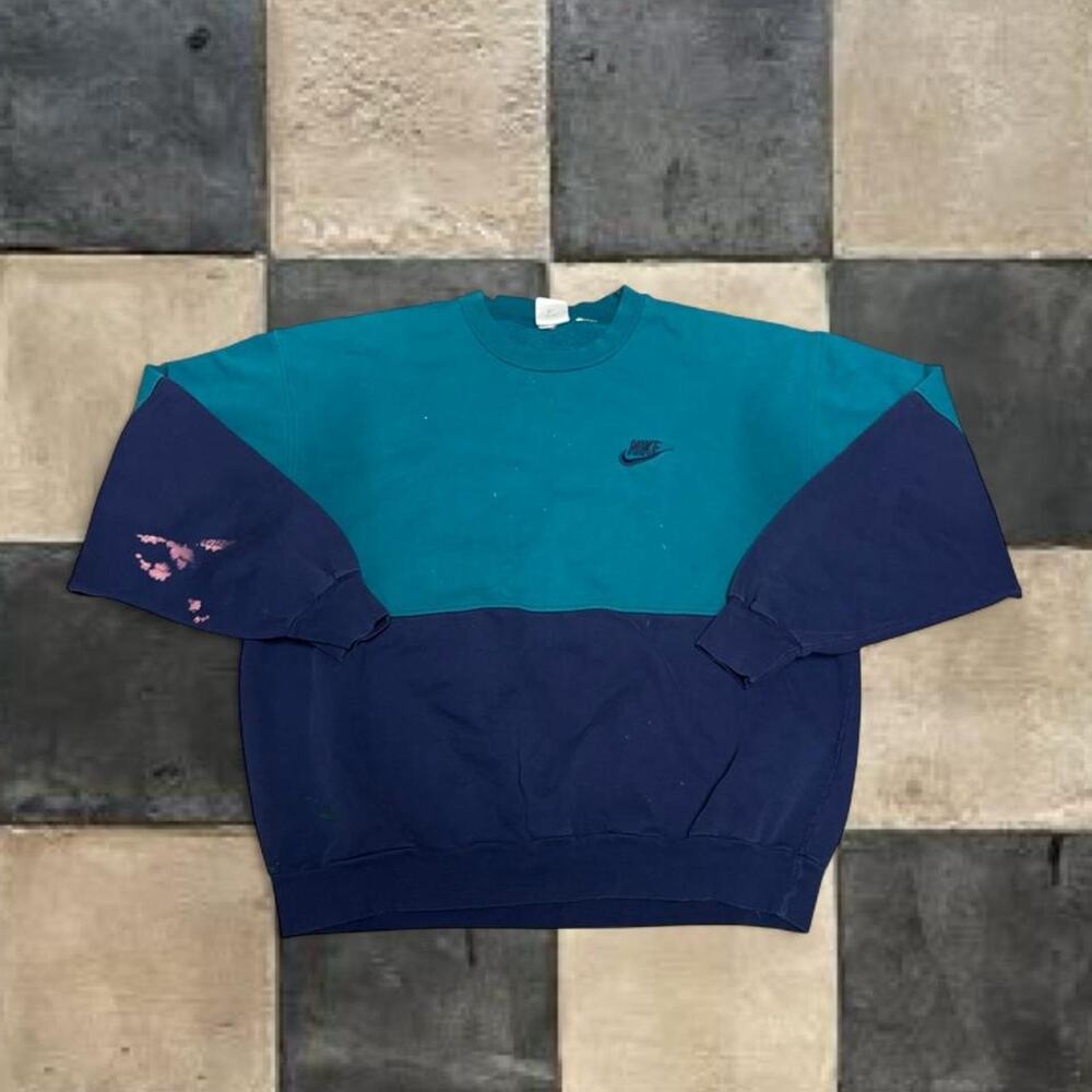 Vintage Nike Split Cut & Sew Crewneck Sweatshirt (Size M)